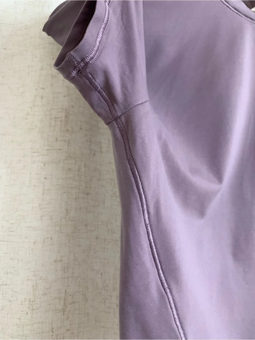 lululemon athletica Wunder Most Cropped Crew Tee Mauve Medium